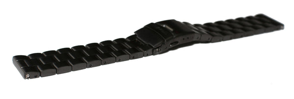 Watch Band- 22mm Black Stainless Steel (For 44mm and 48mm watch cases) - Cromwell Watch Company