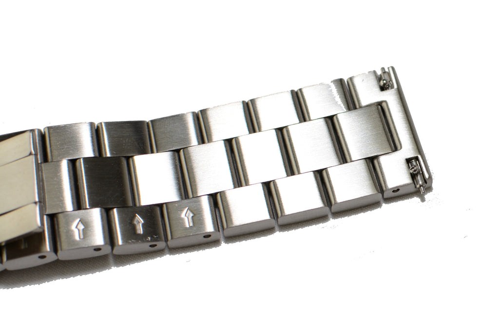 Watch Band- 22mm Silver Stainless Steel (For 44mm and 48mm watch cases) - Cromwell Watch Company